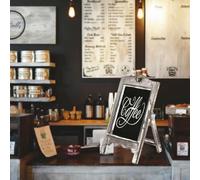 Tableau Noir De Bureau En Bois Pour Messages Mémo, Tableau Noir À Échafaudages, Chevalet Pour Restaurant Et Café