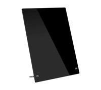 Tableau Noir Effacable Mini Chevalet Menu Petite Blanche (Black,150x105mm) | Tableau Blanc Effacable Support Vertical Laisser Un Message A4 A5 A6