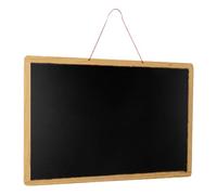 Tableau Noir en Bois Double Face Magnétique 20x30 Cm Corde | Panneau en Bois Densité, Écriture Réutilisable, Style Créatif, Noir, pour Présents Décoratifs