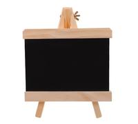 Tableau Noir en Bois Effaçable avec Chevalet A pour Table, 9x7 | Format Compact 9x7 Pouces, Surface Effaçable Facile à Nettoyer, Usage Mariage et Marchés