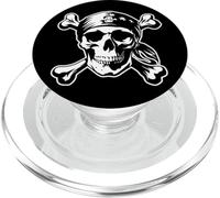 Tableau Noir Gothique Pirate x Skull & Bones Jolly Roger PopSockets PopGrip pour MagSafe