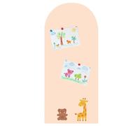Tableau noir magnétique - Autocollants interactifs réutilisables - Autocollant mural magnétique pour salle de jeux d'enfants | Interface d'écriture lisse, autocollant mural attrayant pour enfants