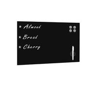 Tableau noir magnétique mural en verre 60 x 40 cm