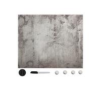 vidaXL Tableau noir magnétique mural Verre 50x50 cm
