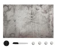 Tableau noir magnétique - VIDAXL - 60x40 cm - Verre trempé - Pratique - Élégant