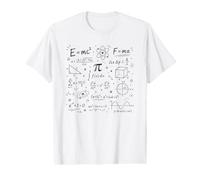 Tableau Noir pour Sciences et mathématiques T-Shirt Graphique avec Valeur