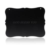 Tableau Noir Rectangulaire Suspendu En Bois, Effaçable, Double Face, Pour Messages, B85b