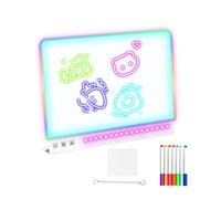 Tableau Notes LED Tablette D'Écriture Effaçable À Sec Rechargeable Avec