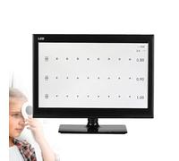 Tableau optométrique LCD numérique - Graphique oculaire électronique avec 300 cibles visuelles pour un test précis de la vision et une évaluation optométrie intelligente