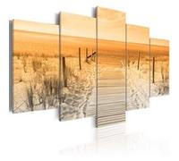 Tableau Orange Beach-Taille L 200 x H 100 cm Imprimé G