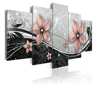 Tableau Orange flower of night-Taille L 100 x H 50 cm