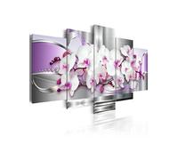Tableau Orchidée et fantaisie-Taille L 100 x H 50 cm