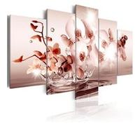 Tableau Orchidée lyrique-Taille L 200 x H 100 cm Imprimé