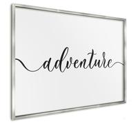 Tableau Organisateur en Métal 100x70 cm | Cadre Doré | Aventure Écrite
