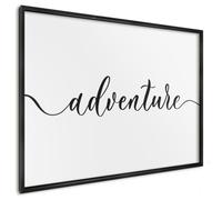 Tableau Organisateur en Métal 100x70 cm | Cadre Noir | Aventure Écrite