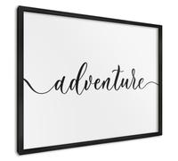 Tableau Organisateur en Métal 70x50 cm | Cadre Noir | Aventure Écrite
