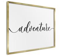 Tableau Organisateur en Métal 80x60 cm | Cadre Argenté | Aventure Écrite