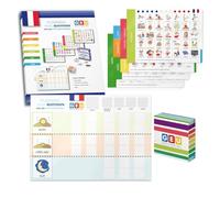 Tableau Organisation | Autisme Materiel Enfant | Pictogramme Autisme | Tableau De Routine Enfant | Autism Supplies and Developments | Planning Visuel Quotidien avec des Pictogrammes (Français)