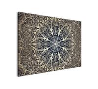 Tableau - Oriental Flowers (1 Part) Narrow Brown - 90x60 (7290)