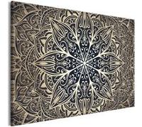 Tableau - Oriental Flowers (1 Part) Narrow Brown - 90x60 Artgeist (7290) G