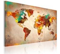 Tableau Painted World-Taille L 60 x H 40 cm Imprimé G