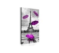 Tableau - Paris: Purple Umbrellas - 60x120 (7438)