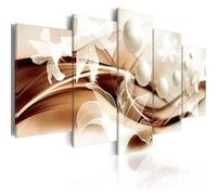 Tableau Pearl Lilies In Bronze-Taille L 200 x H 100 cm Imprimé G