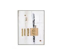 Tableau peinture à l'huile sur toile,peinte à la main abstraite avec cadre en bois - Longueur 60 x Profondeur 4 x Hauteur 80 cm