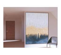 PEGANE Tableau Peinture à l'huile sur Toile,Peinte à la Main avec Cadre en Bois - Longueur 150 x Profondeur 4 x Hauteur 200 cm