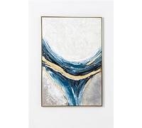 Tableau peinture à l'huile sur toile, peinte à la main - Longueur 80 x Profondeur 3.5 x Hauteur 120 cm - PEGANE -