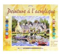 Tableau peinture au numéro maisons bretonnes - ksg Multicolore - assort. G