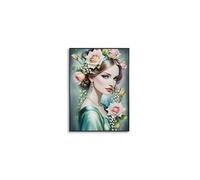 Tableau Peinture "Fantasy I" 72x102cm Multicolore