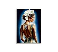 Tableau Peinture "Isabel I" 72x102cm Multicolore