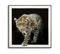 Mauro Ferretti Tableau sur toile Jaguar laquée avec cadre 82x4x82 cm