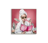 Tableau Peinture "Luxury Spa I" 82x82cm Multicolore