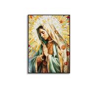 Tableau Peinture "Madonna" 72x102cm Multicolore