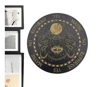 Tableau pendulaire en bois, panneau pendulaire divination de radiesthésie - Planche de divination en bois Panneau pendule sept étoiles - Tableau de messages métaphysique pour décoration de