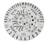 Tableau pendule étoile en bois, panneau de messages métaphysiques pour la divination, de messages métaphysiques en bois pour la méditation