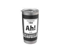 Tableau périodique amusant Ah the Element of Surprise (Dark) Gobelet isotherme en acier inoxydable double paroi
