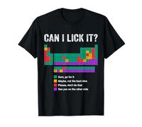 Tableau périodique Amusant avec Inscription « Can I Lick It » T-Shirt