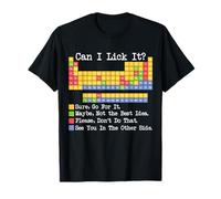Tableau périodique Amusant avec Inscription « Can I Lick It » T-Shirt