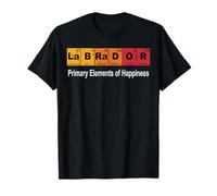 Tableau périodique amusant pour animal domestique Motif labrador T-Shirt