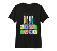 Tableau Périodique Cadeau pour Professeur De Science Chimie T-Shirt Haut de Gamme