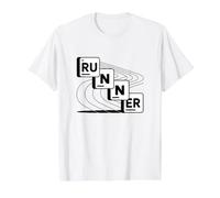 Tableau périodique de Coureur Marathon Drôle Science T-Shirt Graphique avec Valeur