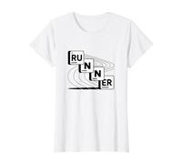 Tableau périodique de Coureur Marathon Drôle Science T-Shirt Graphique avec Valeur