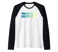 Tableau périodique des Coureurs Marathoniens Amusants Cadeau Manche Raglan