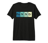 Tableau périodique des Coureurs Marathoniens Amusants Cadeau T-Shirt Haut de Gamme