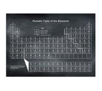Tableau Périodique des Éléments Affiche De Chimie Mur Éducatif Impressions d'art Toile Peinture avec cadre 40x60cm[3665]