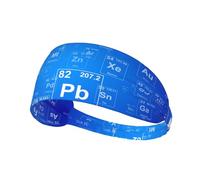 Tableau périodique des éléments Amusants pour Professeur de Sciences,Bandeau de Sport Unisexe, Bandeau élastique Multi-usages pour Cheveux