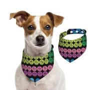Tableau périodique des éléments,Bandanas pour Chien, écharpe en Coton, Bavoirs réglables pour Animaux de Compagnie,S